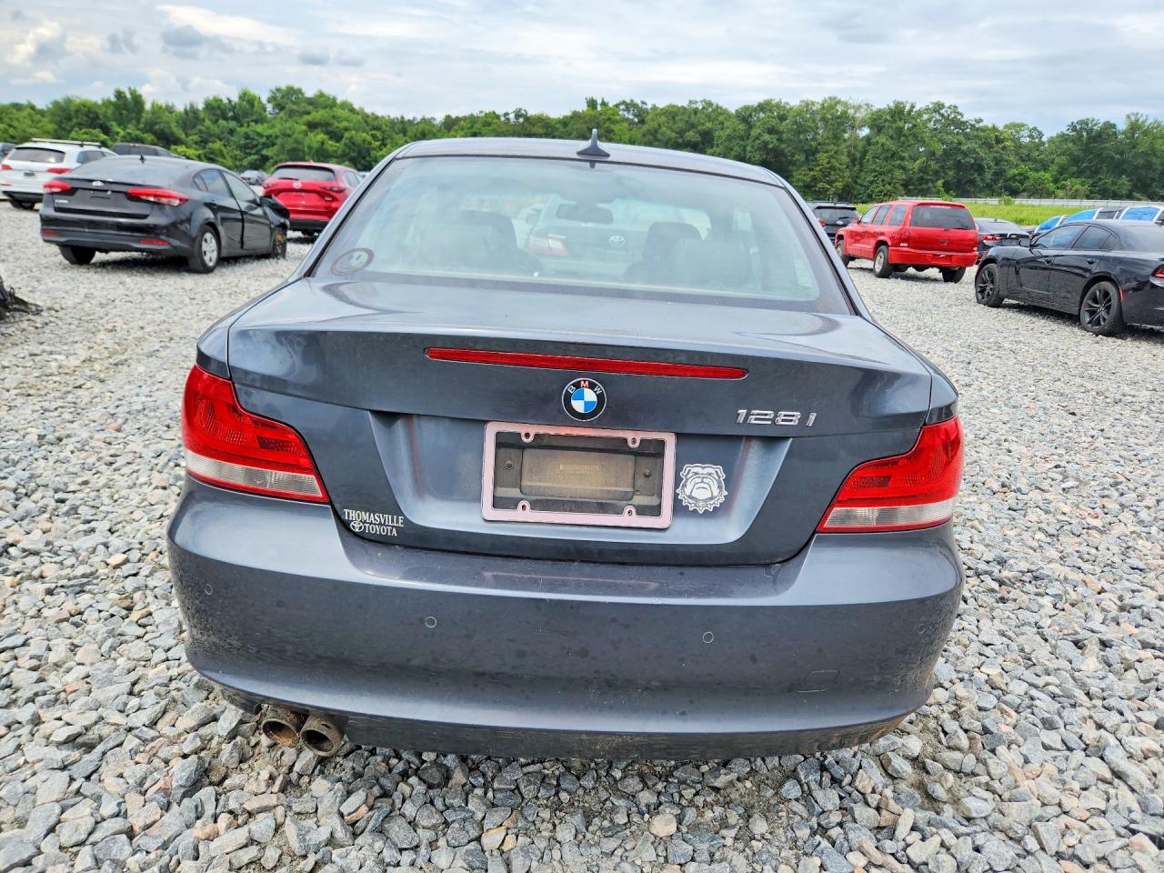 2013 Bmw 128 I Gray vin: WBAUP7C54DVP25927