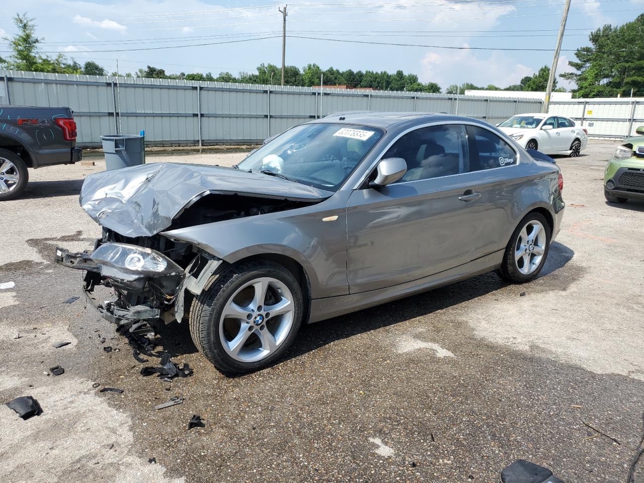 2010 Bmw 128 I Silver vin: WBAUP7C55AVK76754