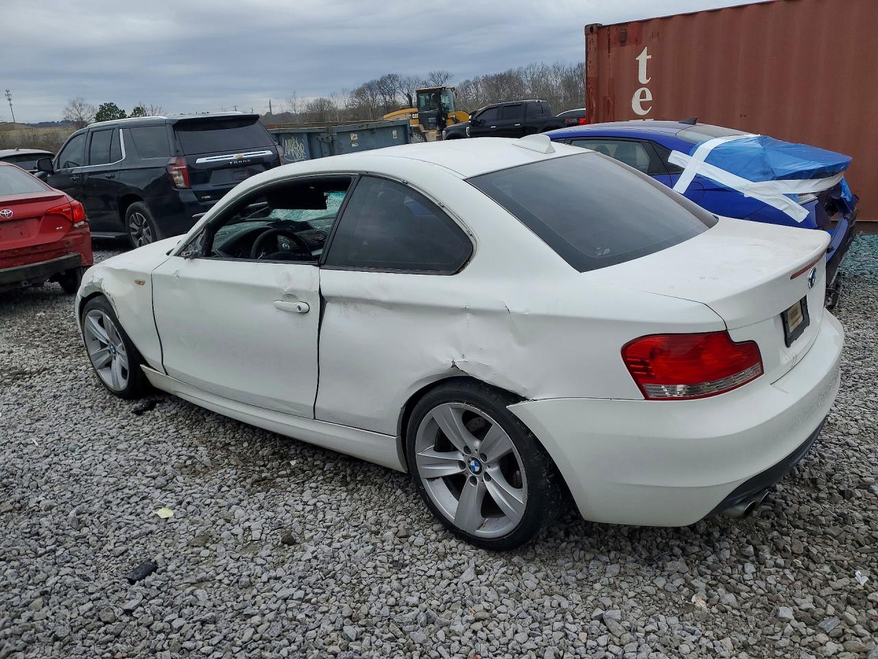 2010 Bmw 128 I White vin: WBAUP7C55AVK77452