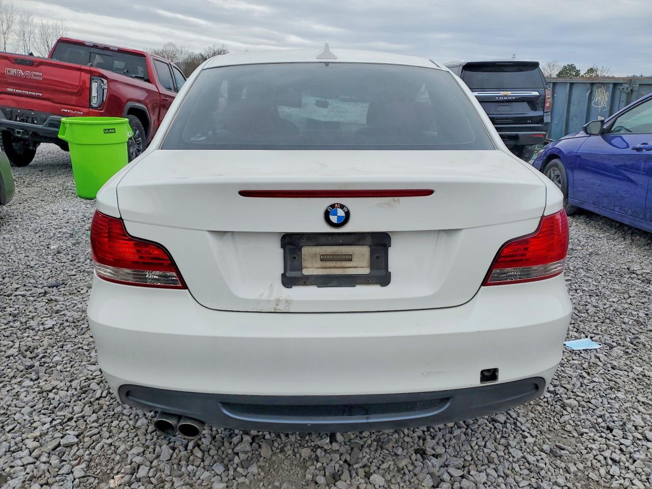2010 Bmw 128 I White vin: WBAUP7C55AVK77452