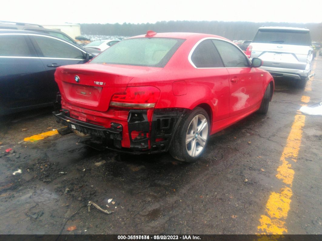 2012 Bmw 128i Red vin: WBAUP7C55CVP22680