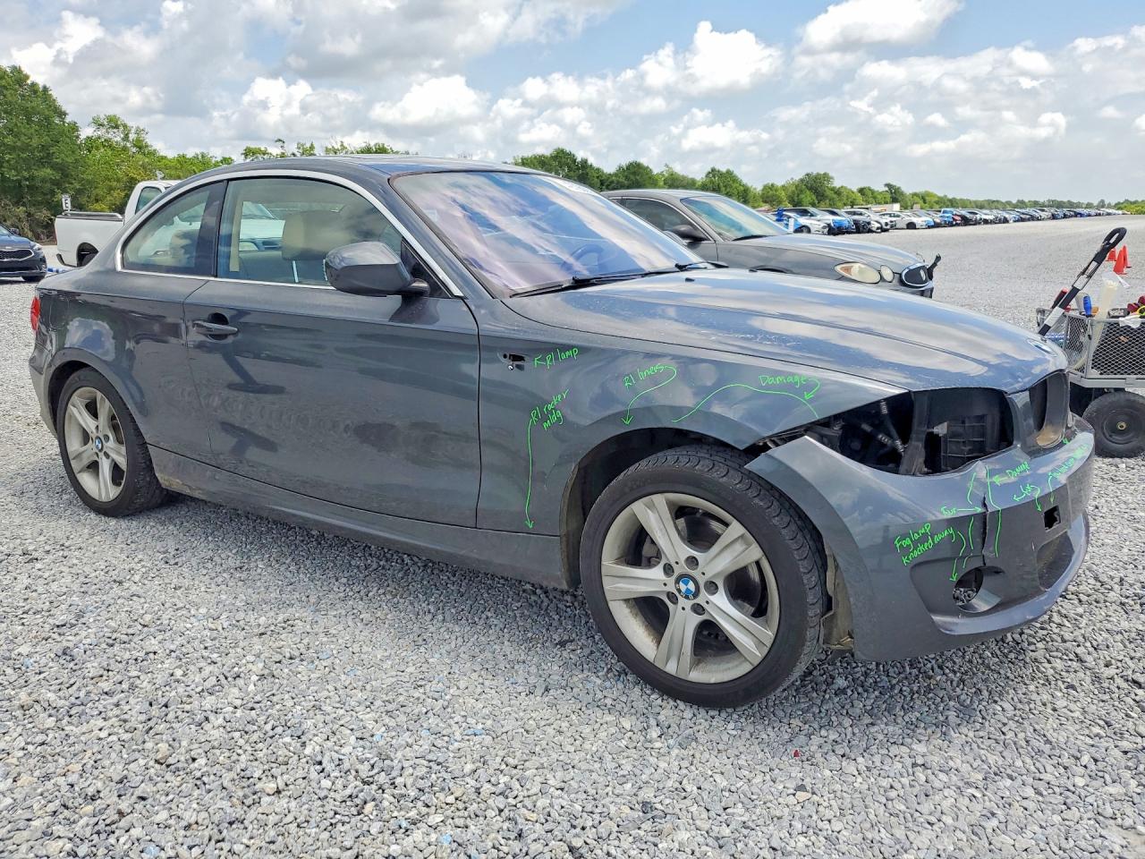 2013 Bmw 128 I Charcoal vin: WBAUP7C55DVP24432