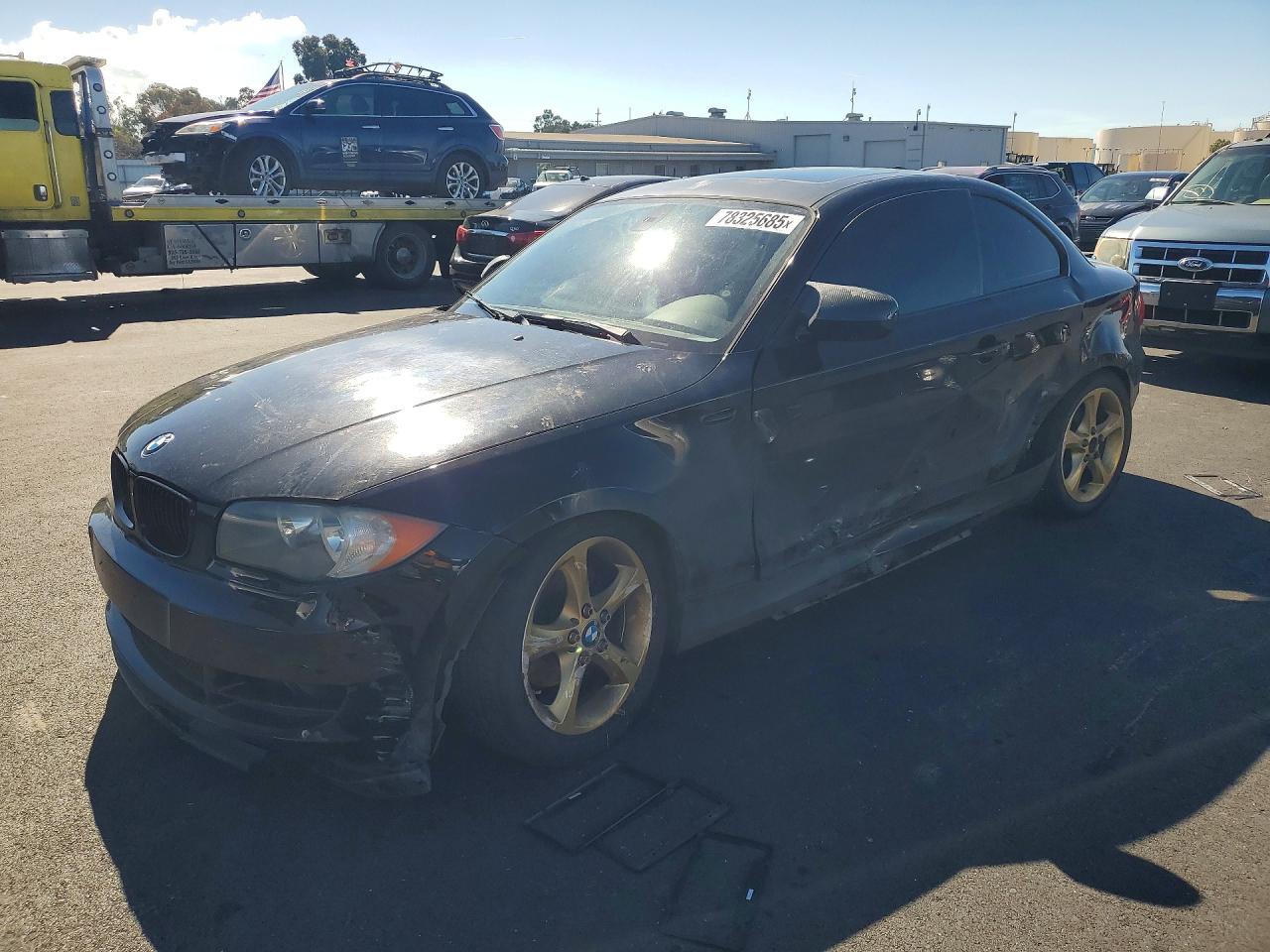 2010 Bmw 128 I Black vin: WBAUP7C56AVF07793