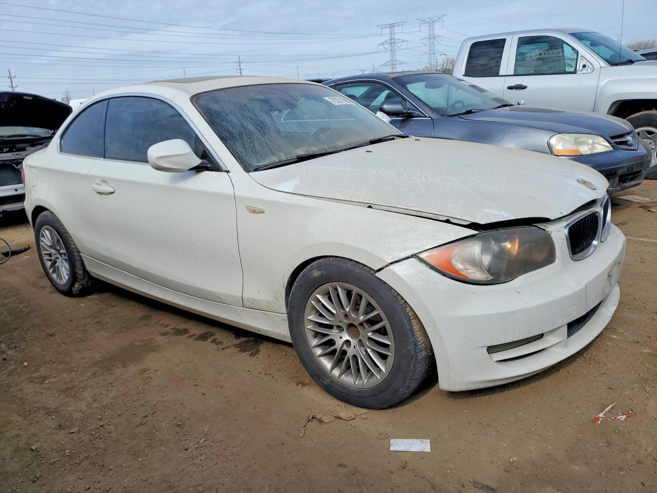 2010 Bmw 128 I White vin: WBAUP7C56AVK76682