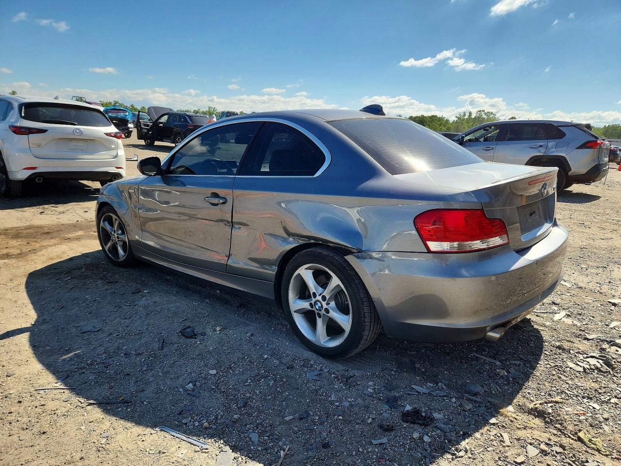 2011 Bmw 128 I Gray vin: WBAUP7C56BVM54530