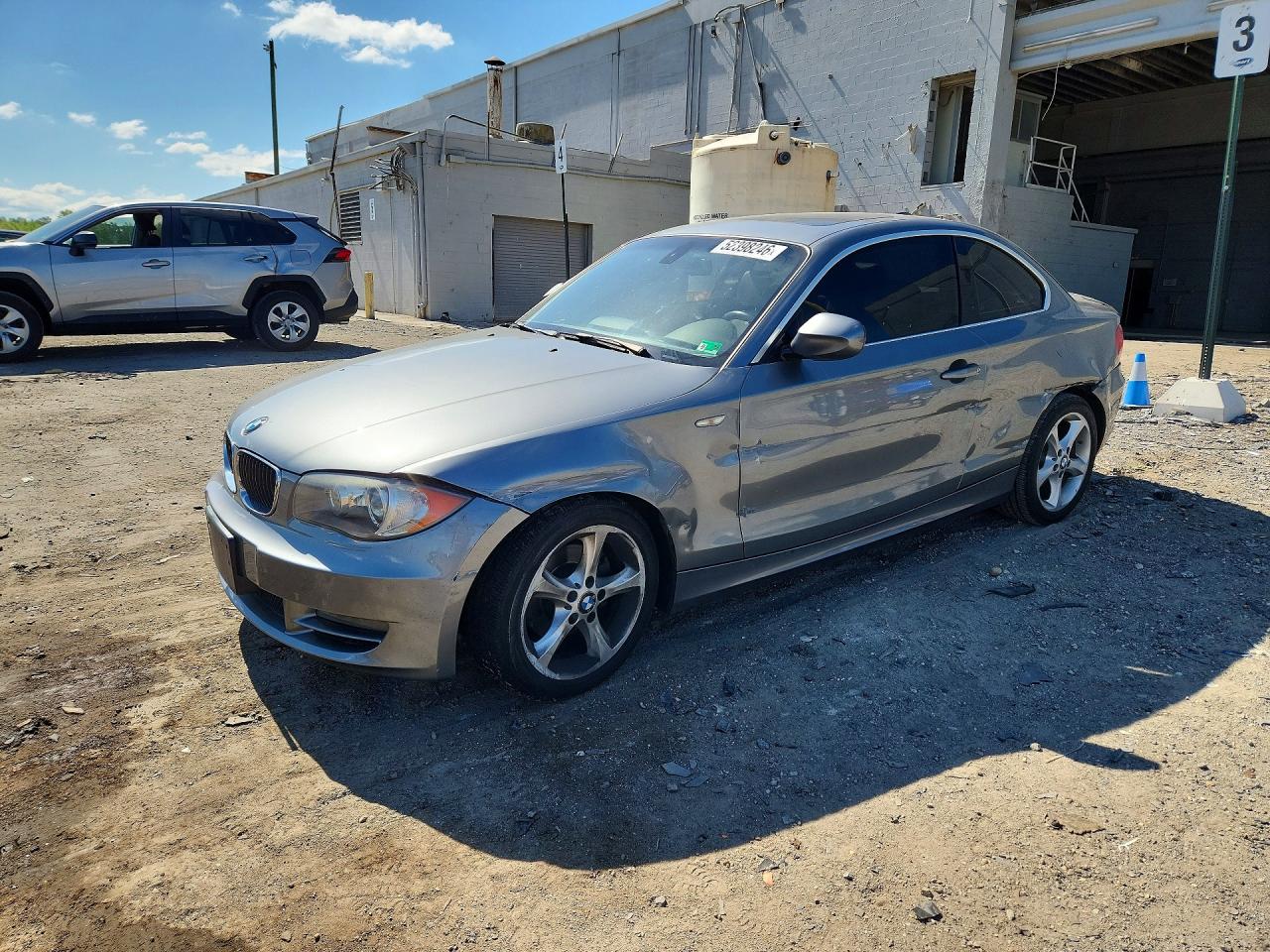 2011 Bmw 128 I Gray vin: WBAUP7C56BVM54530