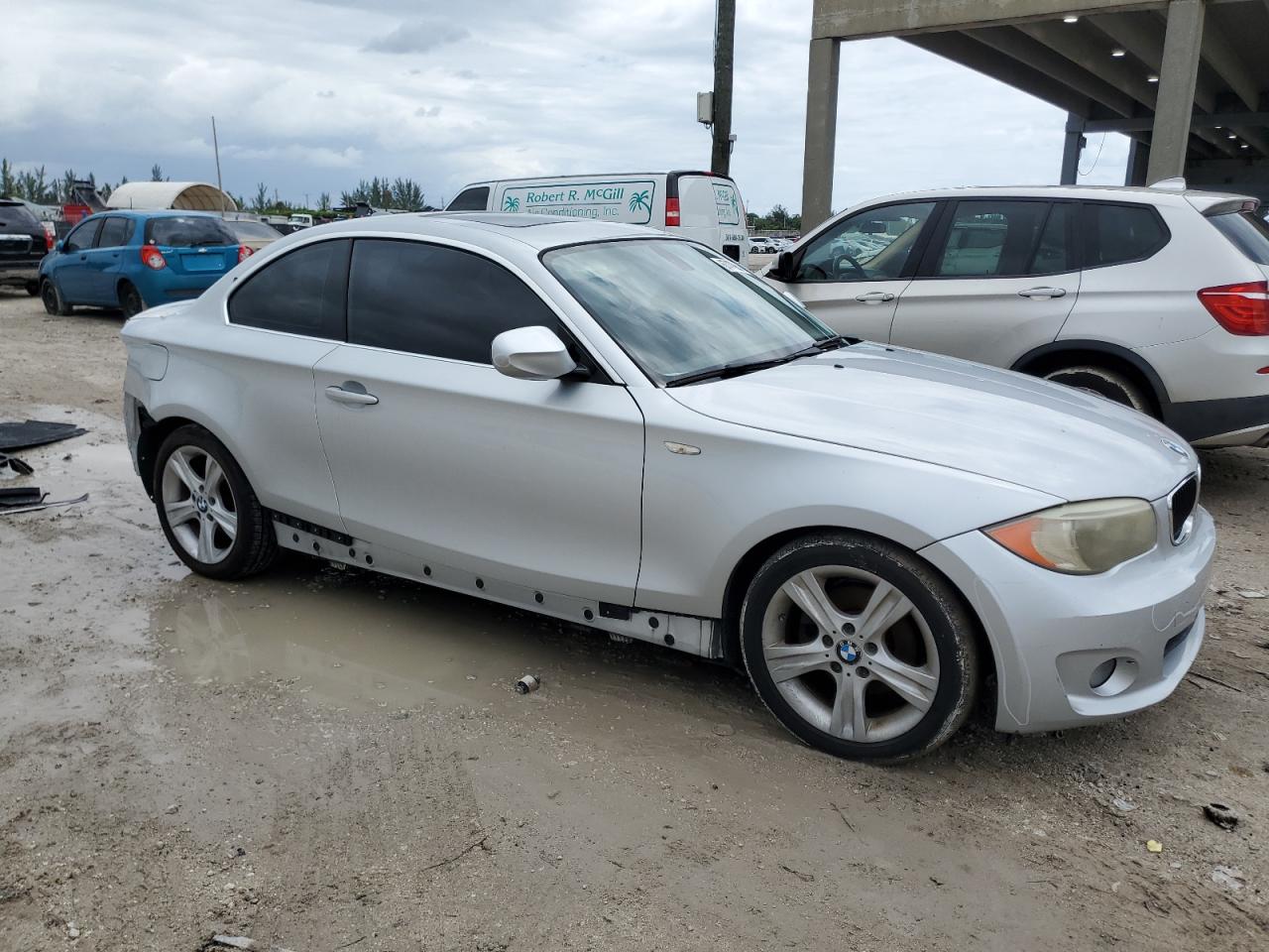 2012 Bmw 128 I Silver vin: WBAUP7C56CVP22977
