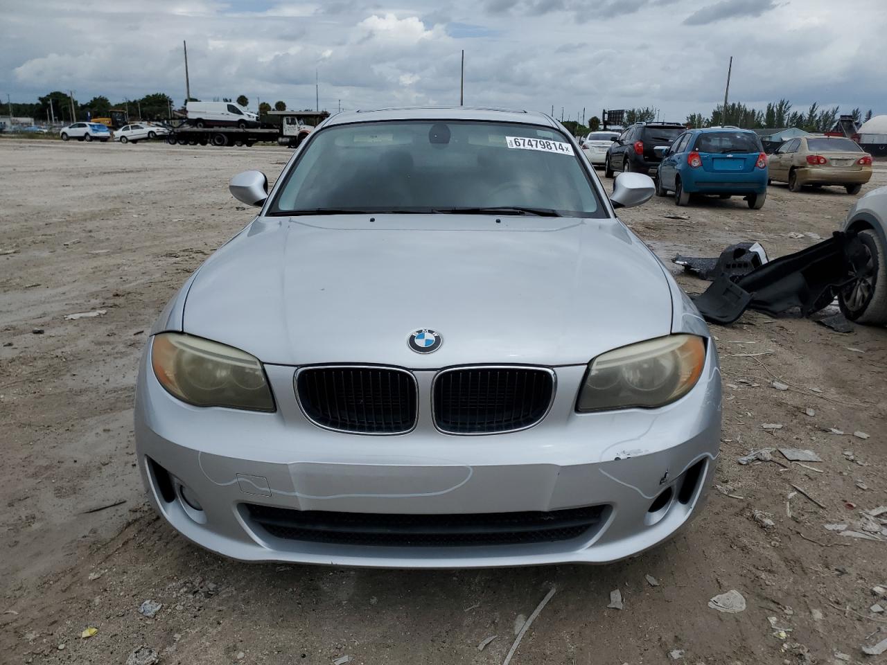 2012 Bmw 128 I Silver vin: WBAUP7C56CVP22977