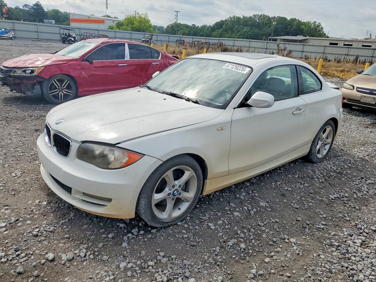2011 Bmw 128 I White vin: WBAUP7C57BVP21514