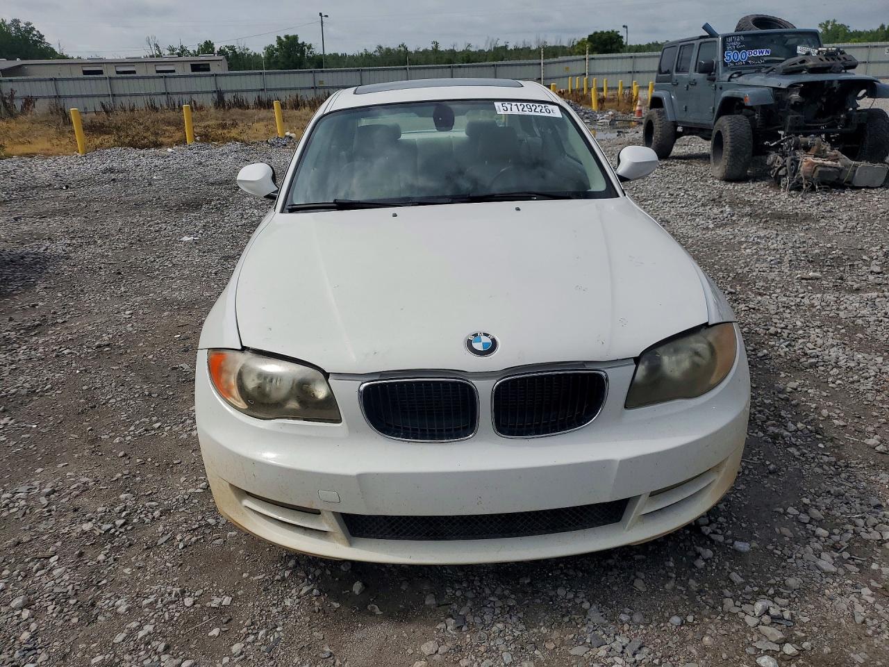 2011 Bmw 128 I White vin: WBAUP7C57BVP21514