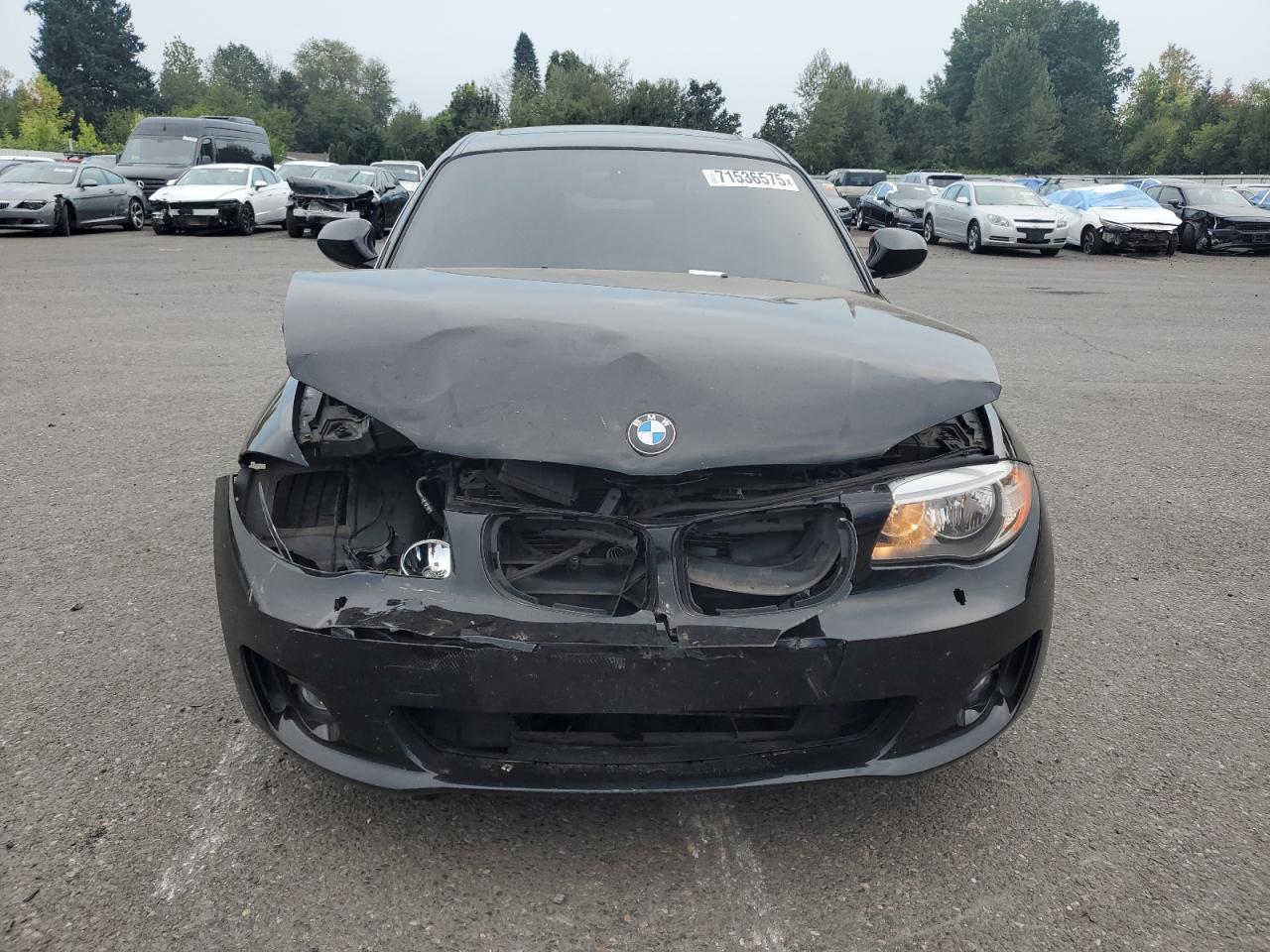 2012 Bmw 128 I Black vin: WBAUP7C58CVP23791