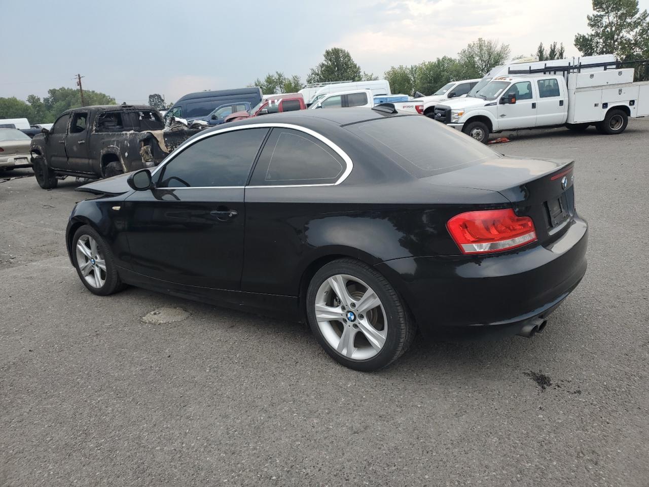 2012 Bmw 128 I Black vin: WBAUP7C58CVP23791