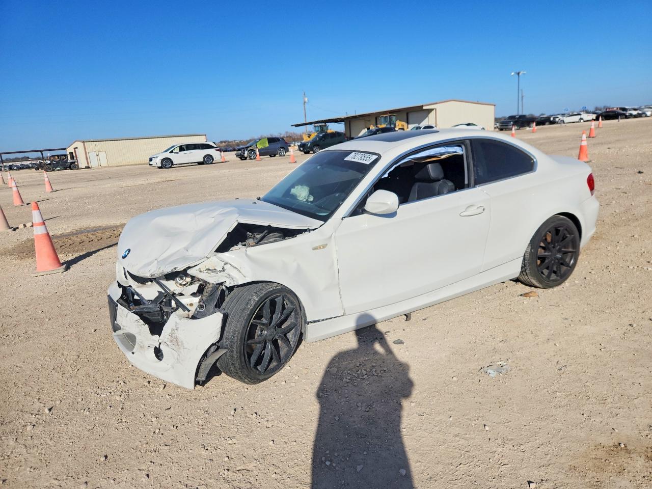 2012 Bmw 128 I White vin: WBAUP7C58CVP23886