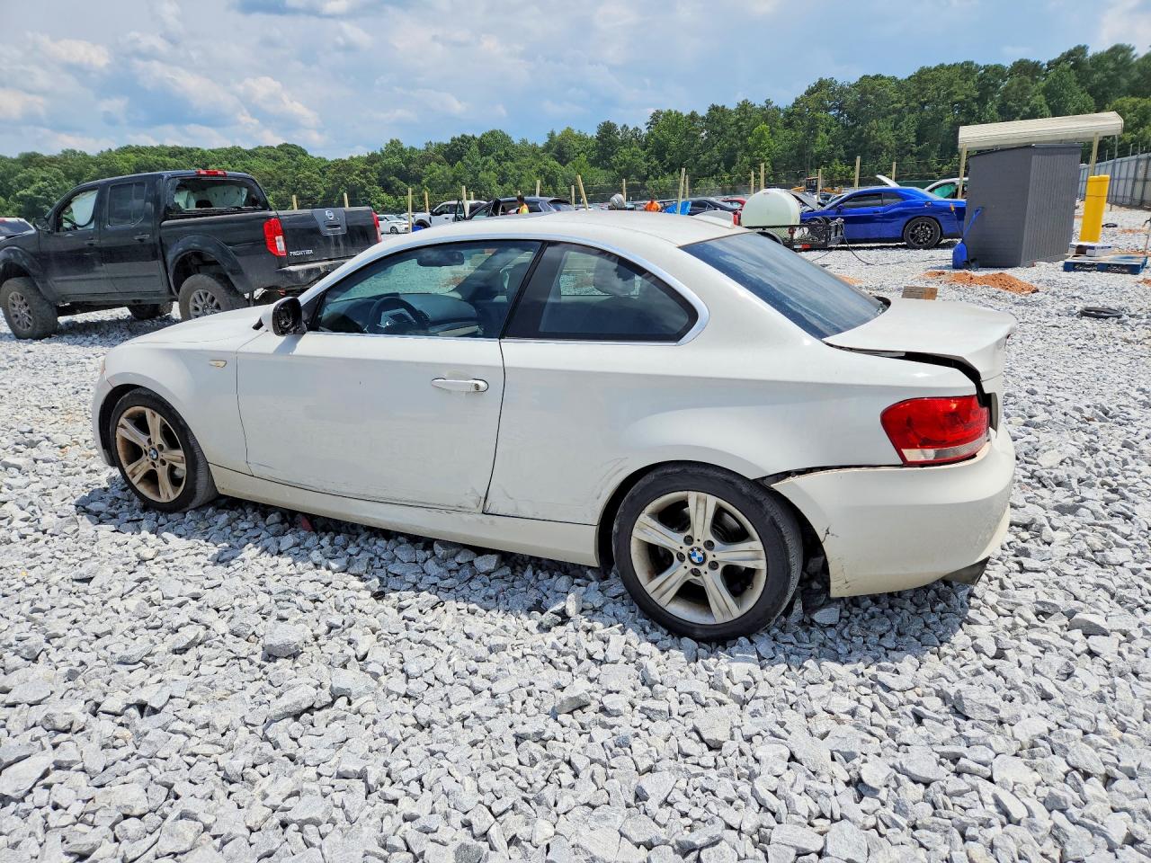 2012 Bmw 128 I White vin: WBAUP7C58CVP24097