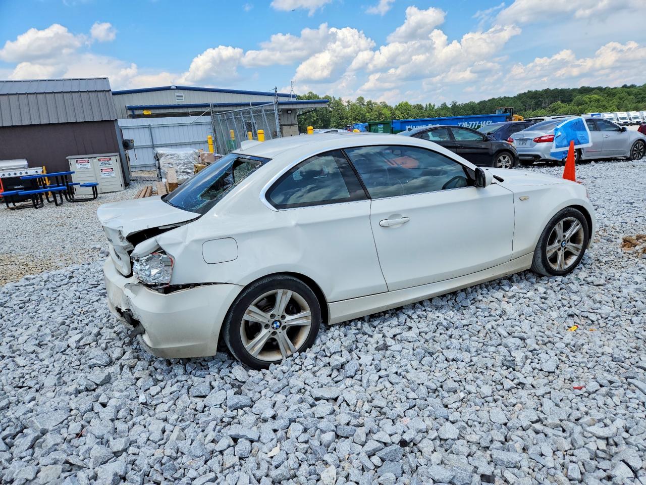 2012 Bmw 128 I White vin: WBAUP7C58CVP24097