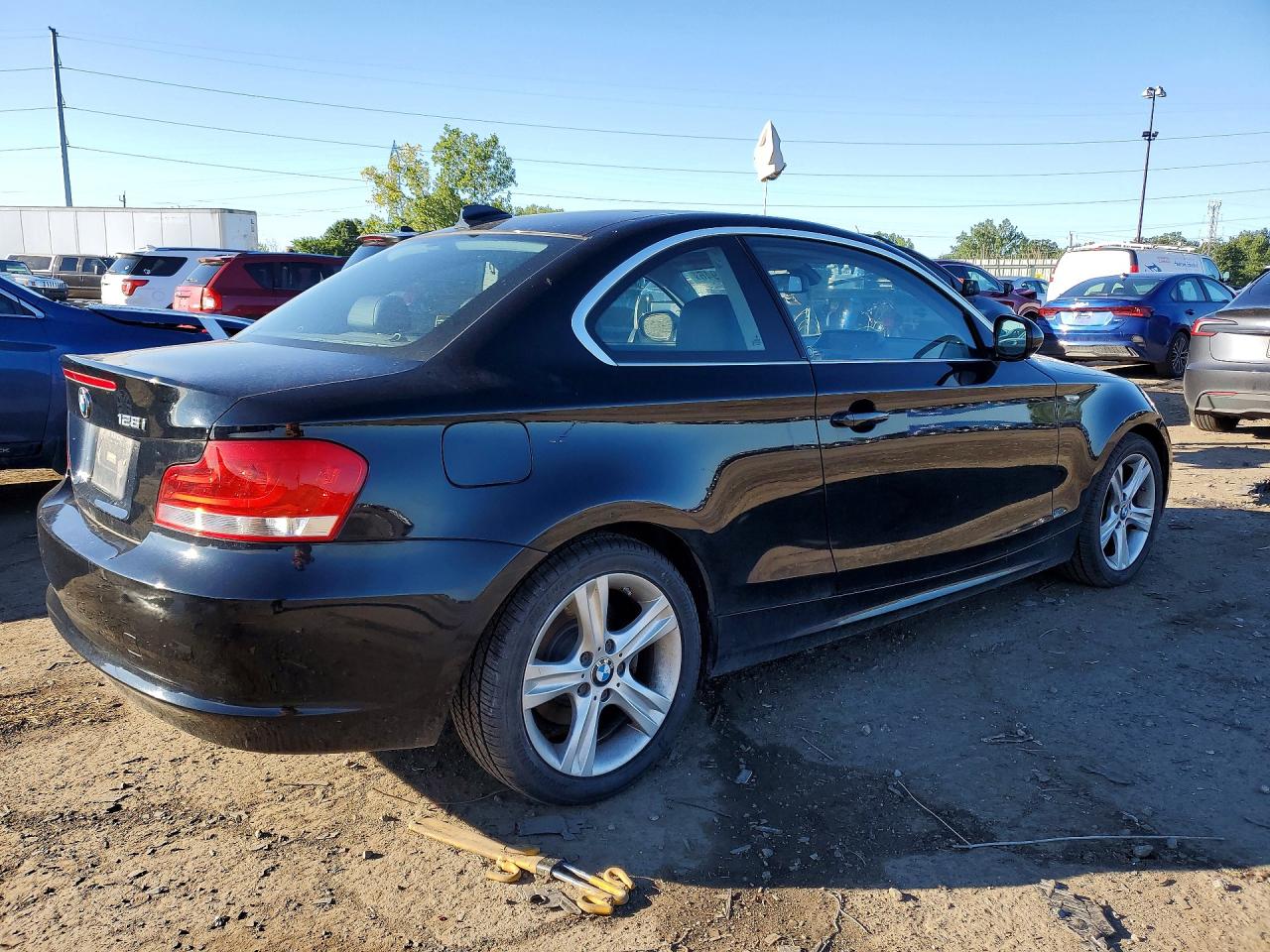 2013 Bmw 128 I Black vin: WBAUP7C58DVU72420
