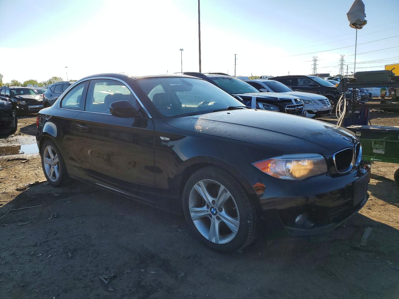 2013 Bmw 128 I Black vin: WBAUP7C58DVU72420