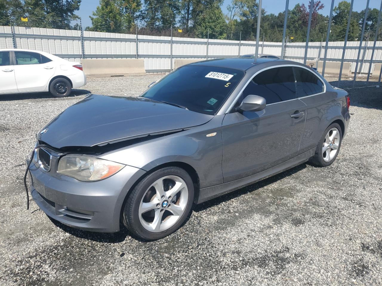 2011 Bmw 128 I Gray vin: WBAUP7C59BVP21417