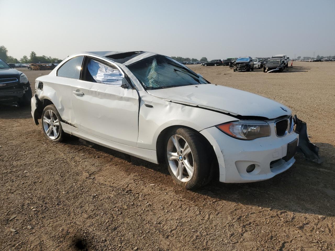 2012 Bmw 128 I White vin: WBAUP7C59CVP23735