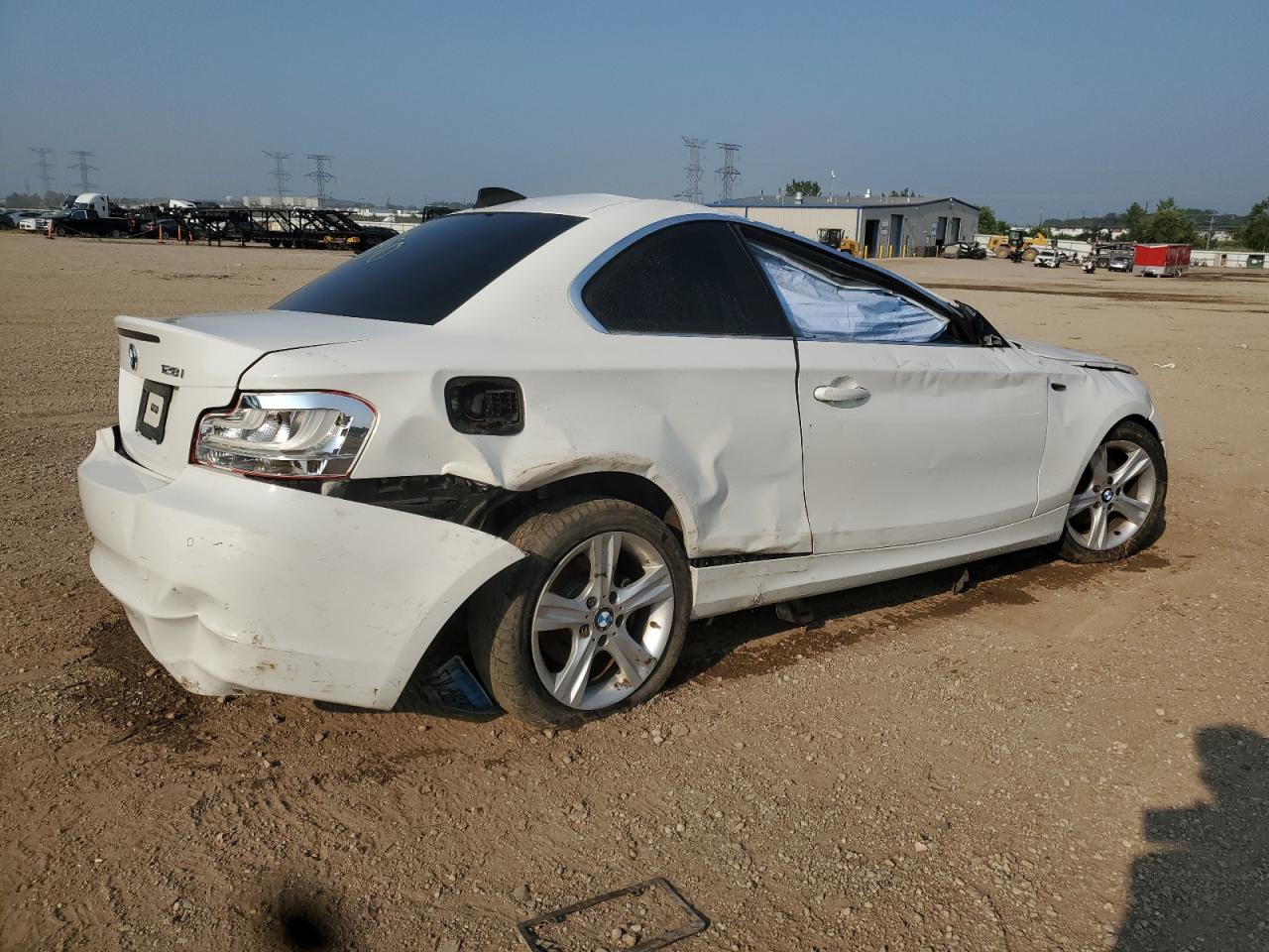 2012 Bmw 128 I White vin: WBAUP7C59CVP23735