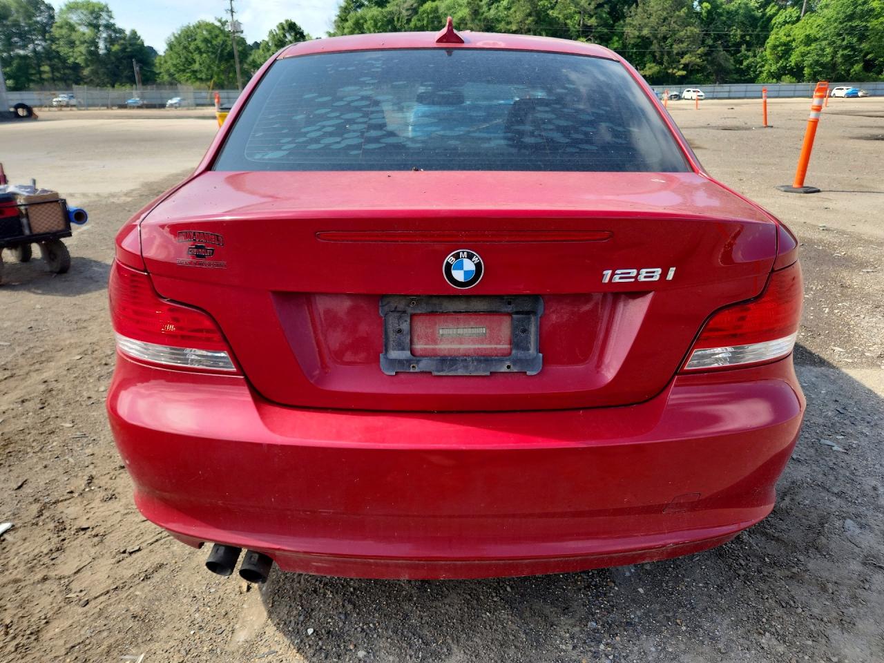 2010 Bmw 128 I Red vin: WBAUP7C5XAVK77088