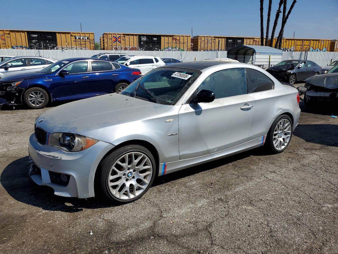 2011 Bmw 128 I Silver vin: WBAUP7C5XBVK78341