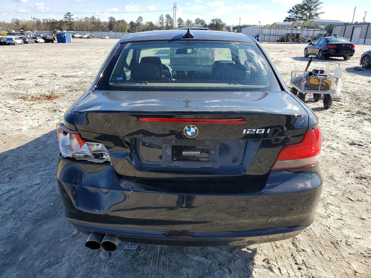 2011 Bmw 128 I Black vin: WBAUP7C5XBVM54479