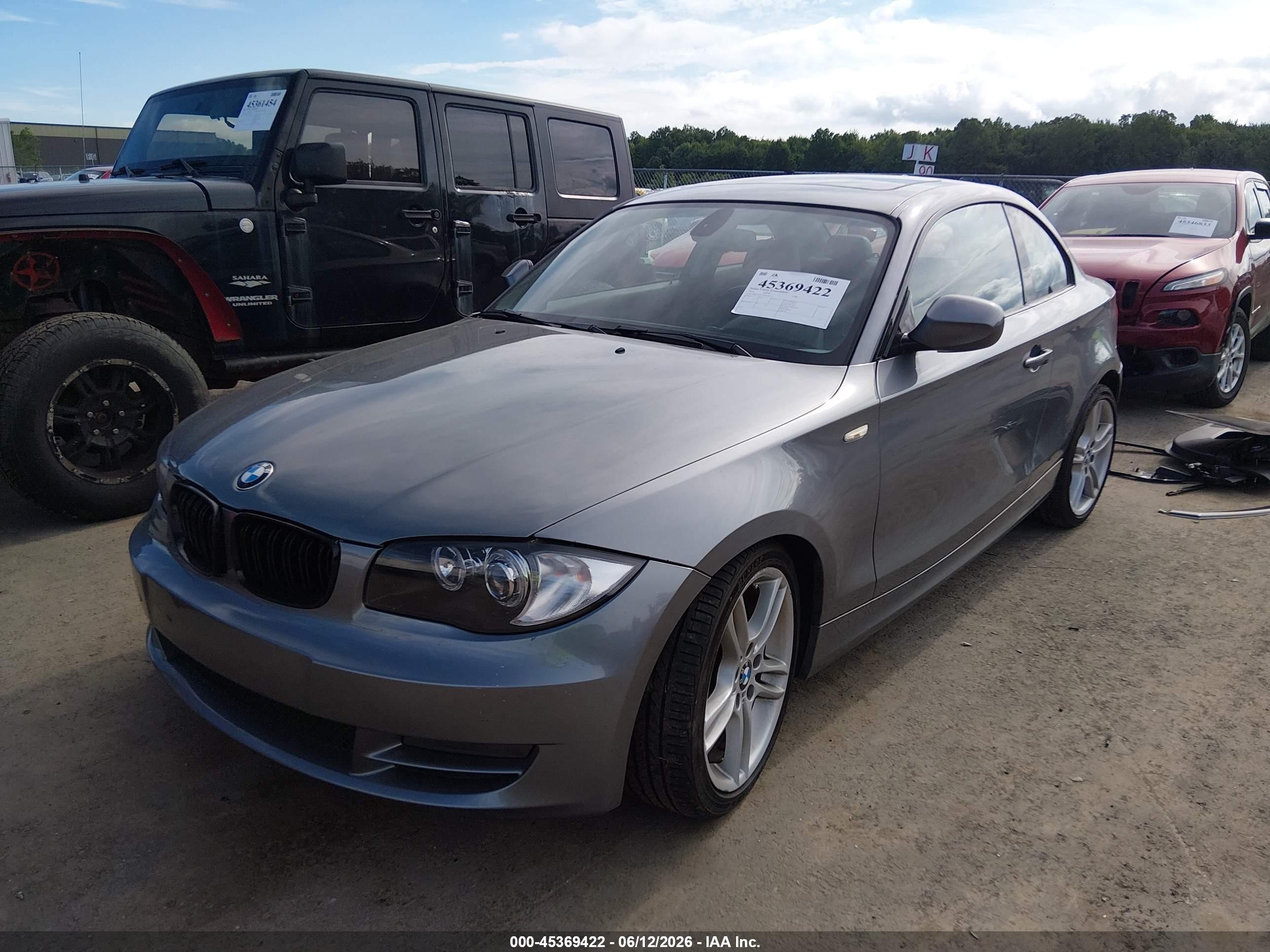 2011 Bmw 128i   Gray vin: WBAUP7C5XBVP21152