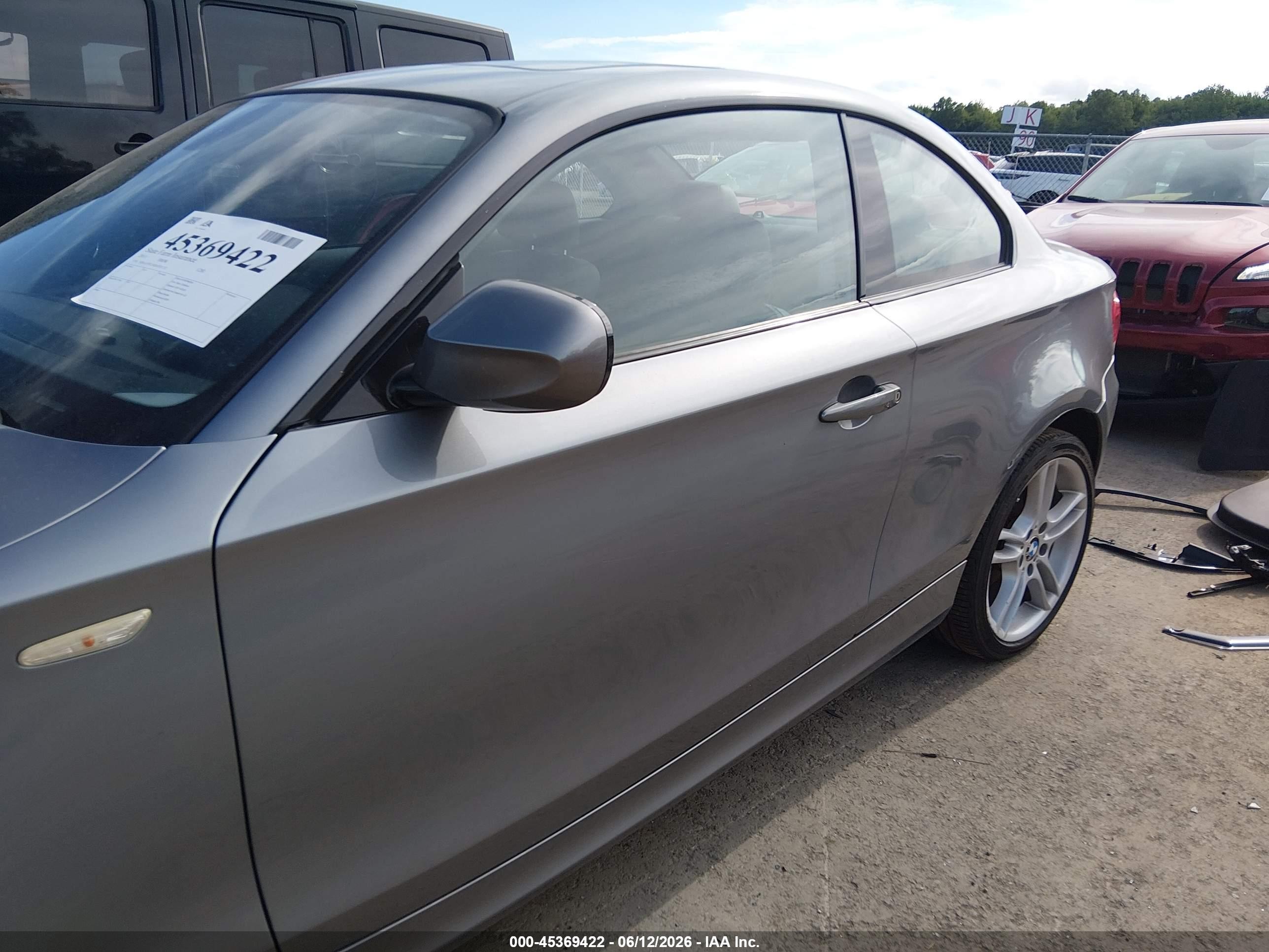2011 Bmw 128i   Gray vin: WBAUP7C5XBVP21152
