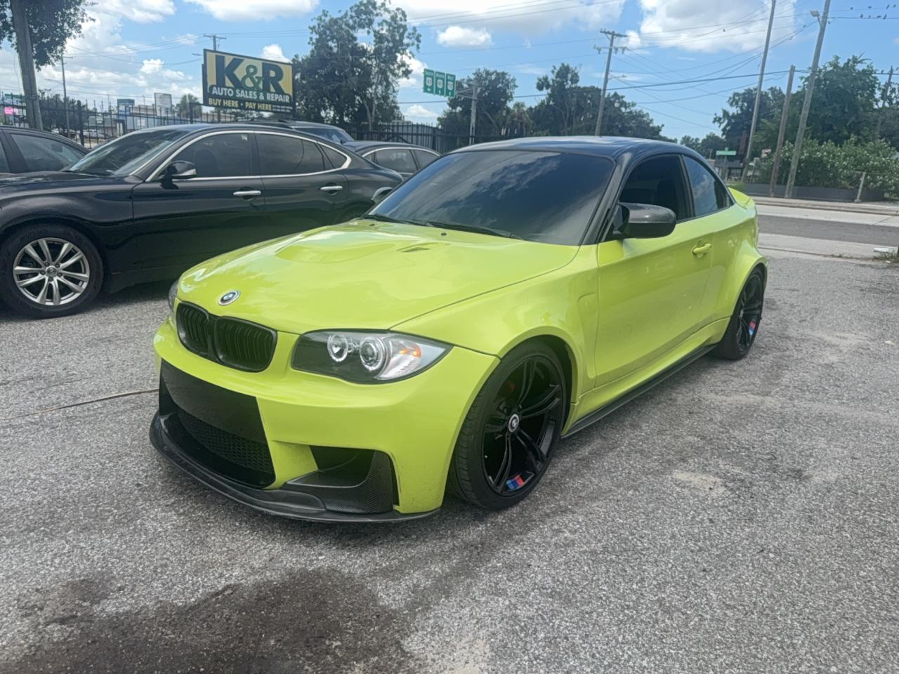 2012 Bmw 128 I Green vin: WBAUP7C5XCVM54886