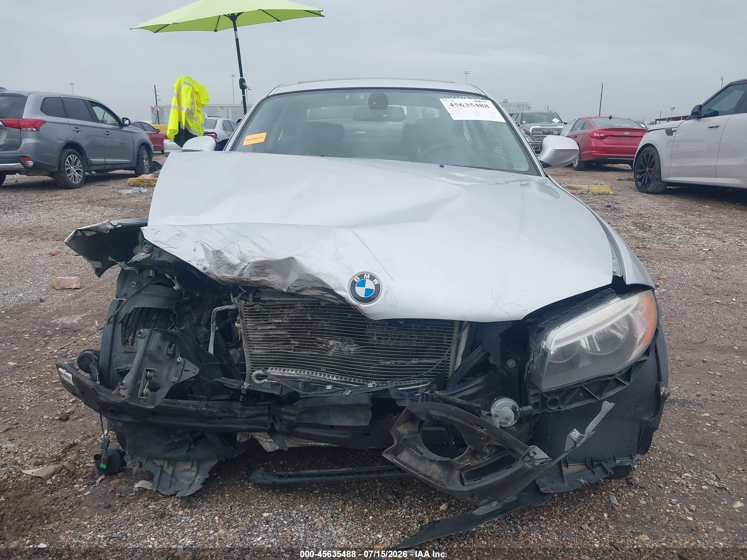 2013 Bmw 128i   Silver vin: WBAUP7C5XDVP24376