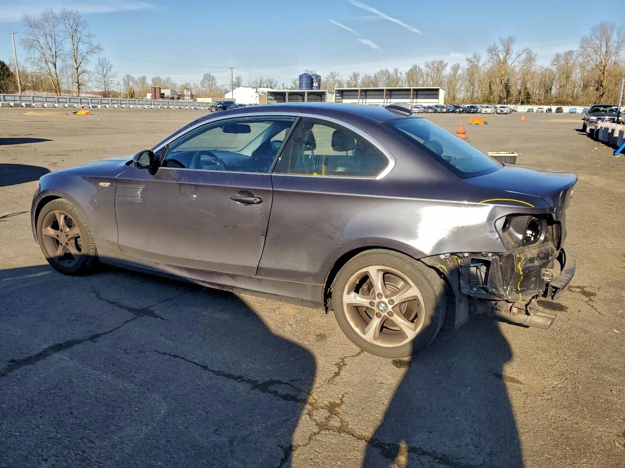 2008 Bmw 128 I Gray vin: WBAUP93508VF45784