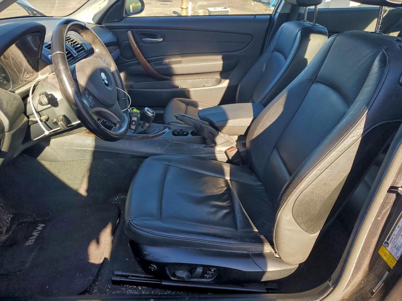 2008 Bmw 128 I Gray vin: WBAUP93508VF45784