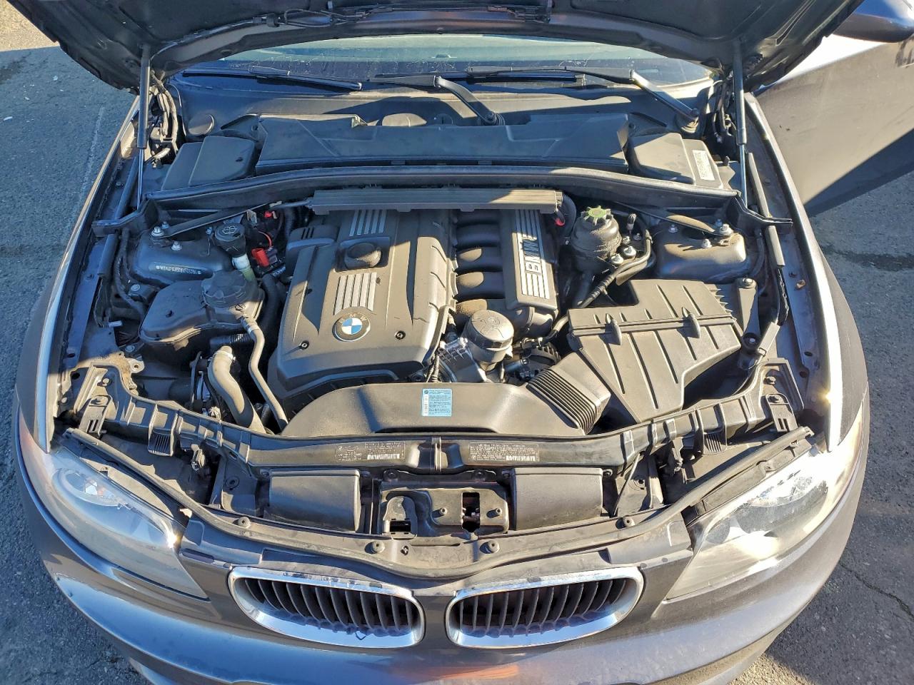2008 Bmw 128 I Gray vin: WBAUP93508VF45784