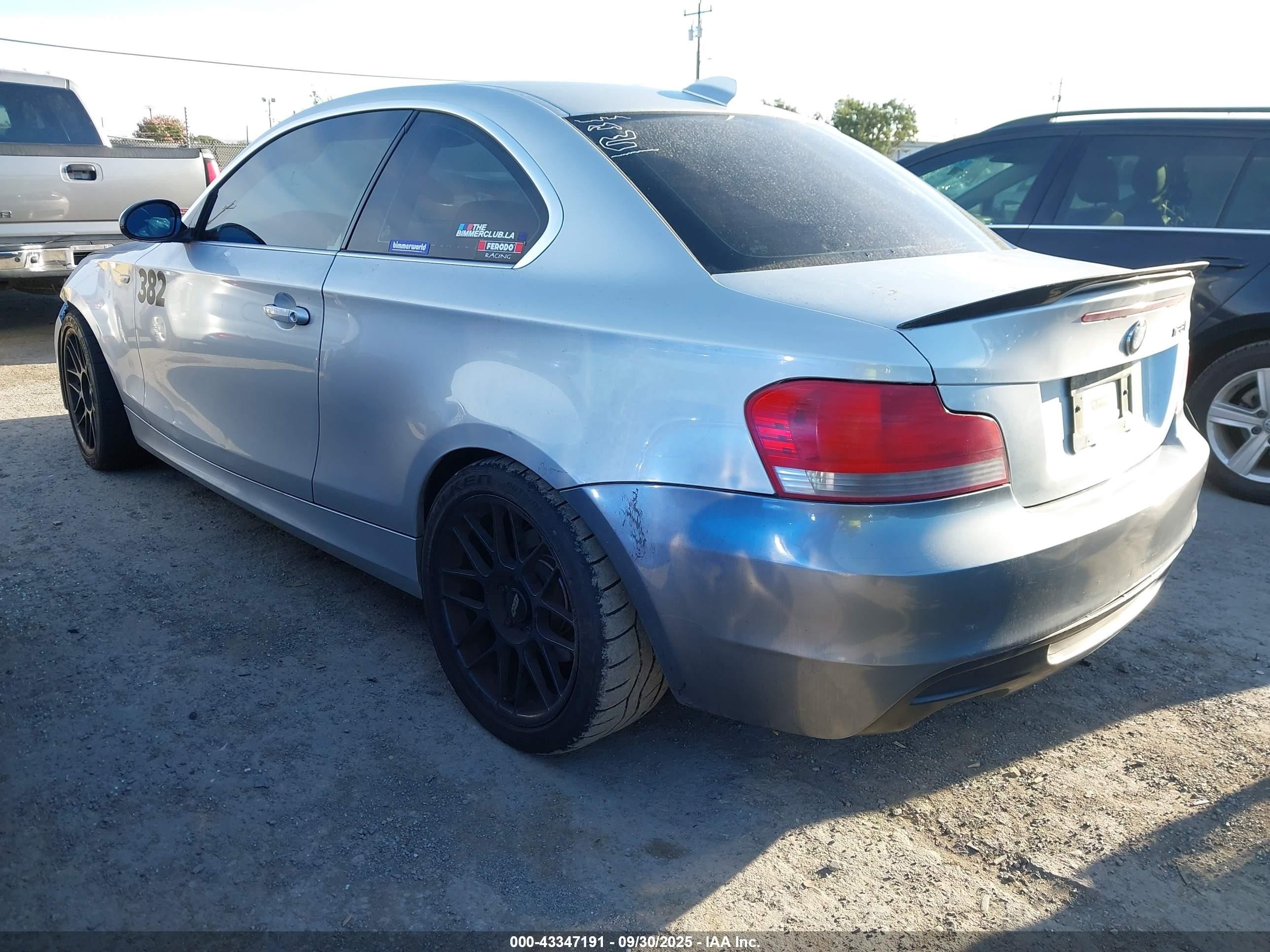 2008 Bmw 128i   Silver vin: WBAUP93518VF45731