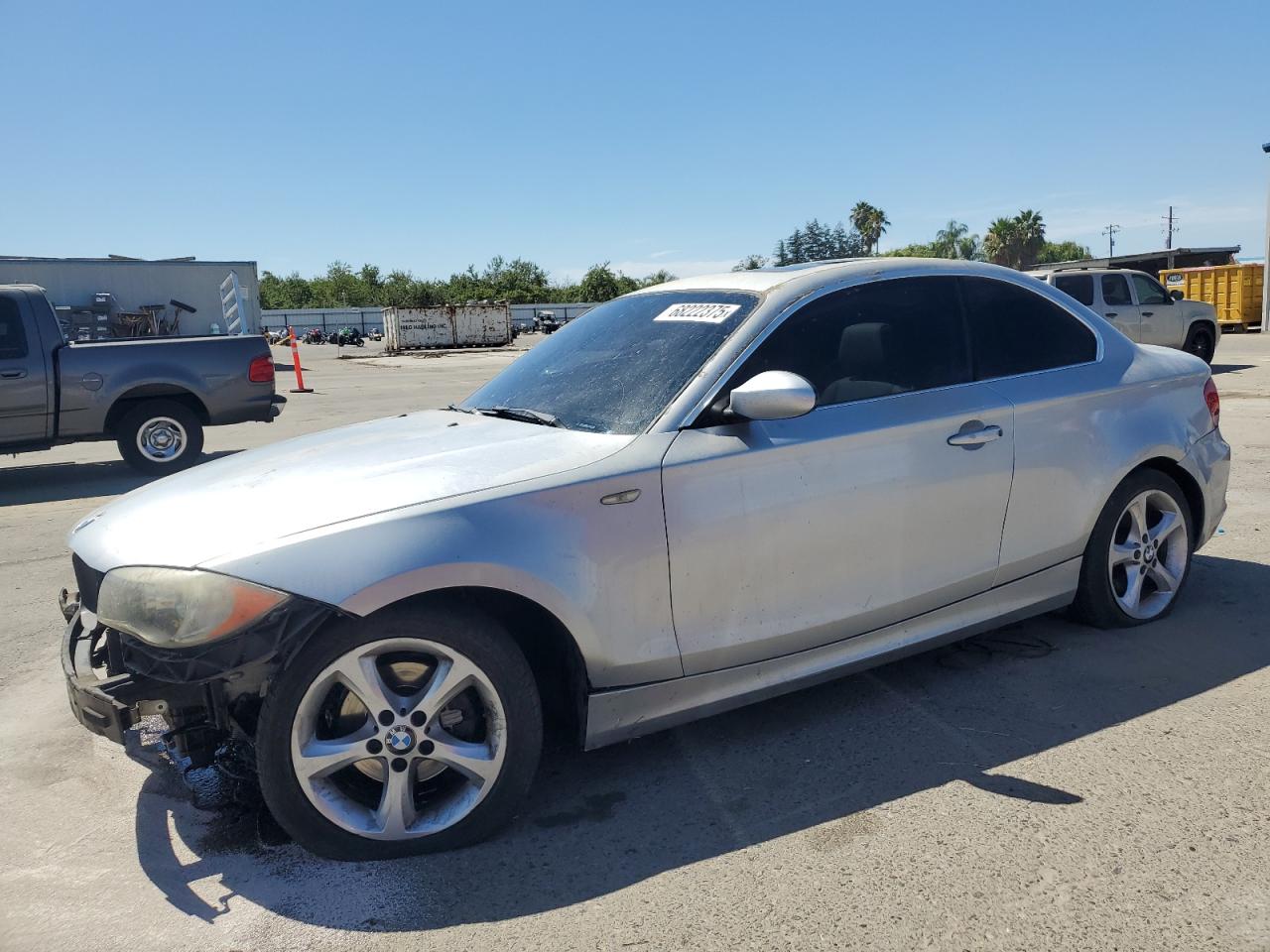 2009 Bmw 128 I   Silver vin: WBAUP93519VF49151