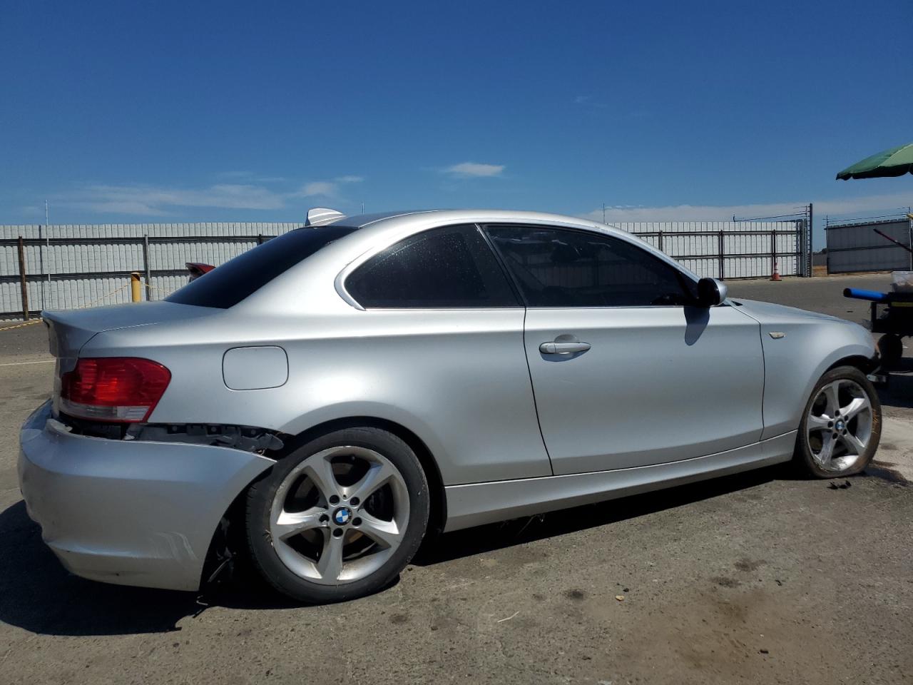 2009 Bmw 128 I   Silver vin: WBAUP93519VF49151