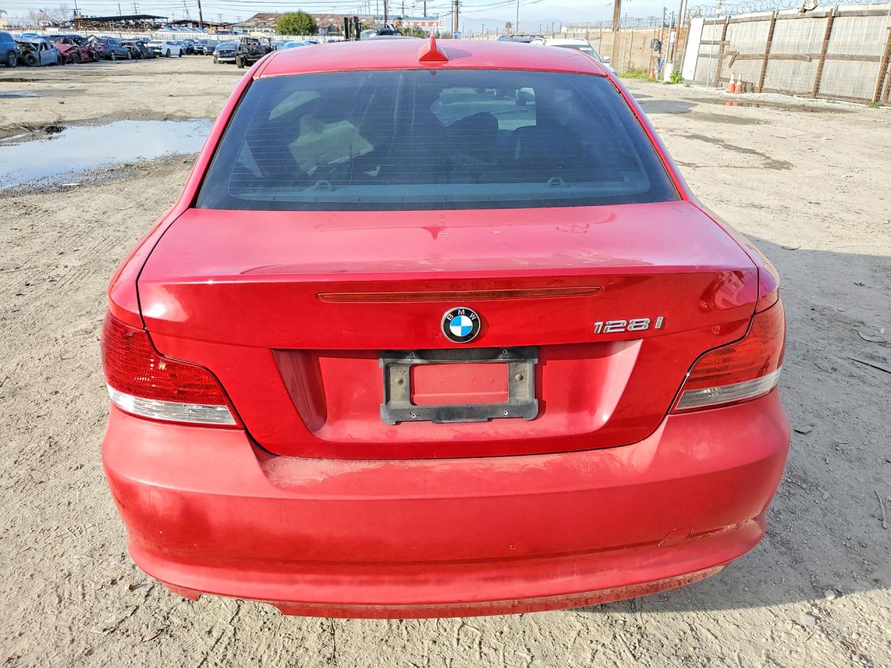 2009 Bmw 128 I Red vin: WBAUP93529VF49305