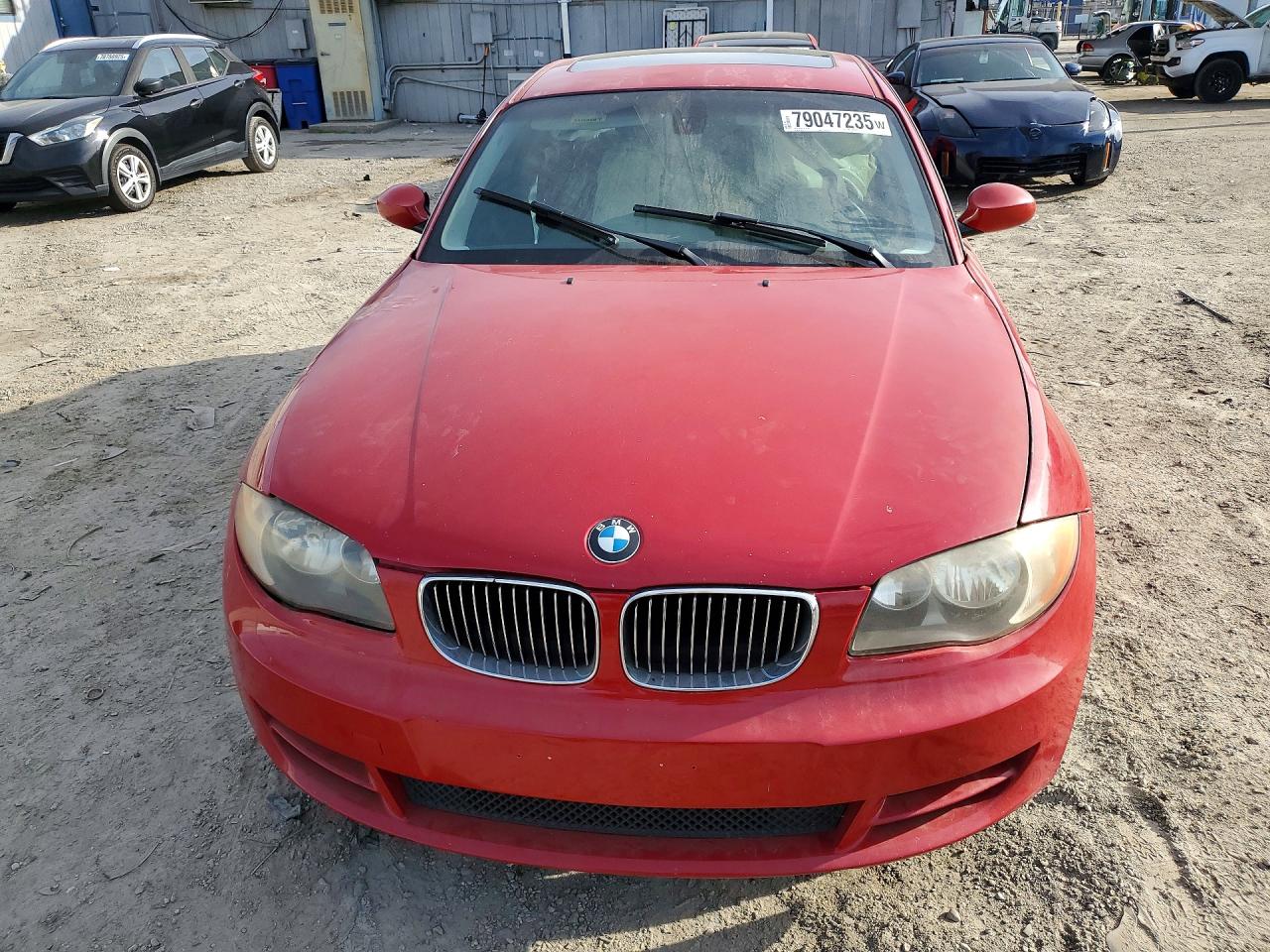 2009 Bmw 128 I Red vin: WBAUP93529VF49305