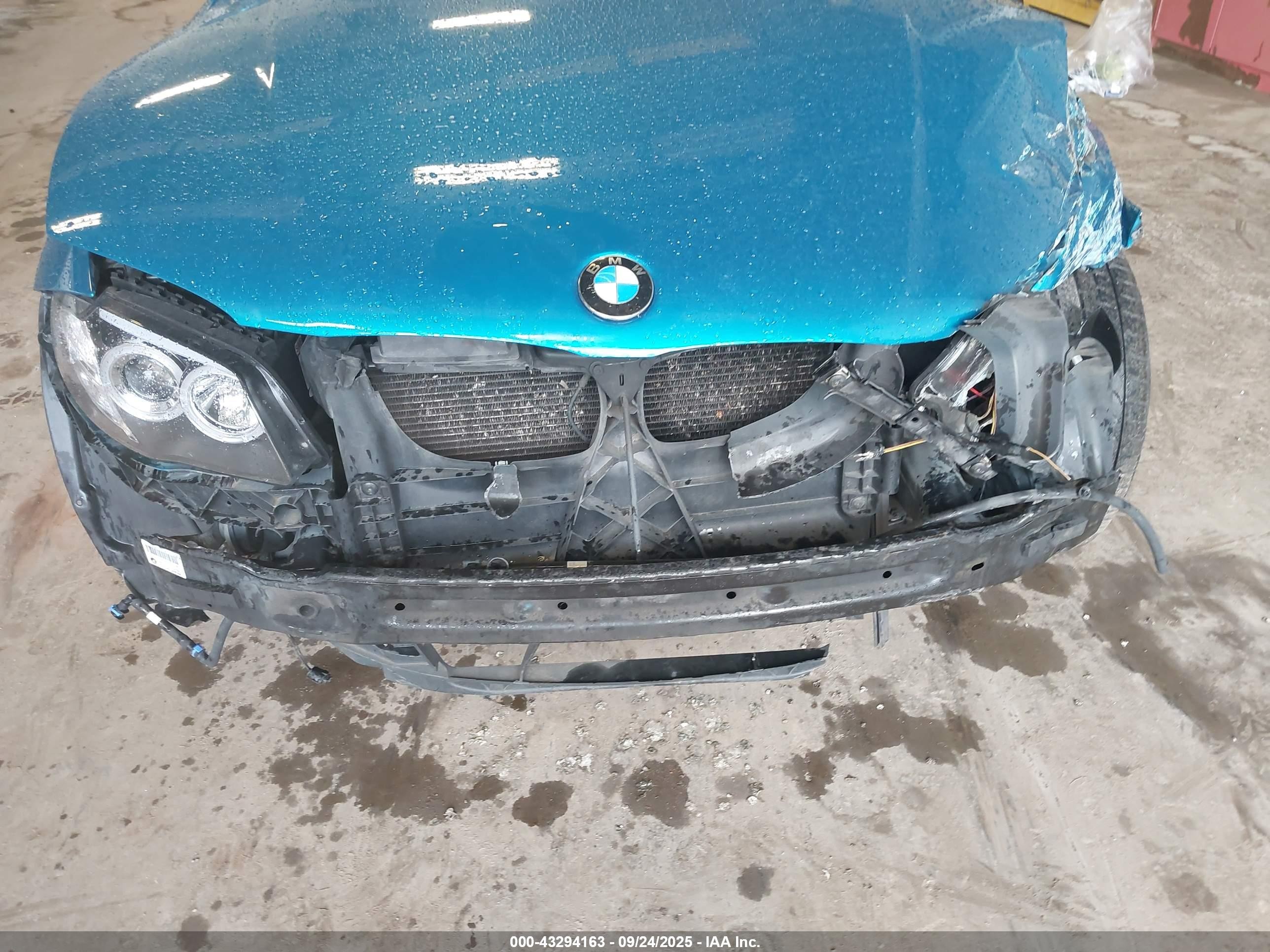 2009 Bmw 128i   Бирюзовый vin: WBAUP93539VF48972