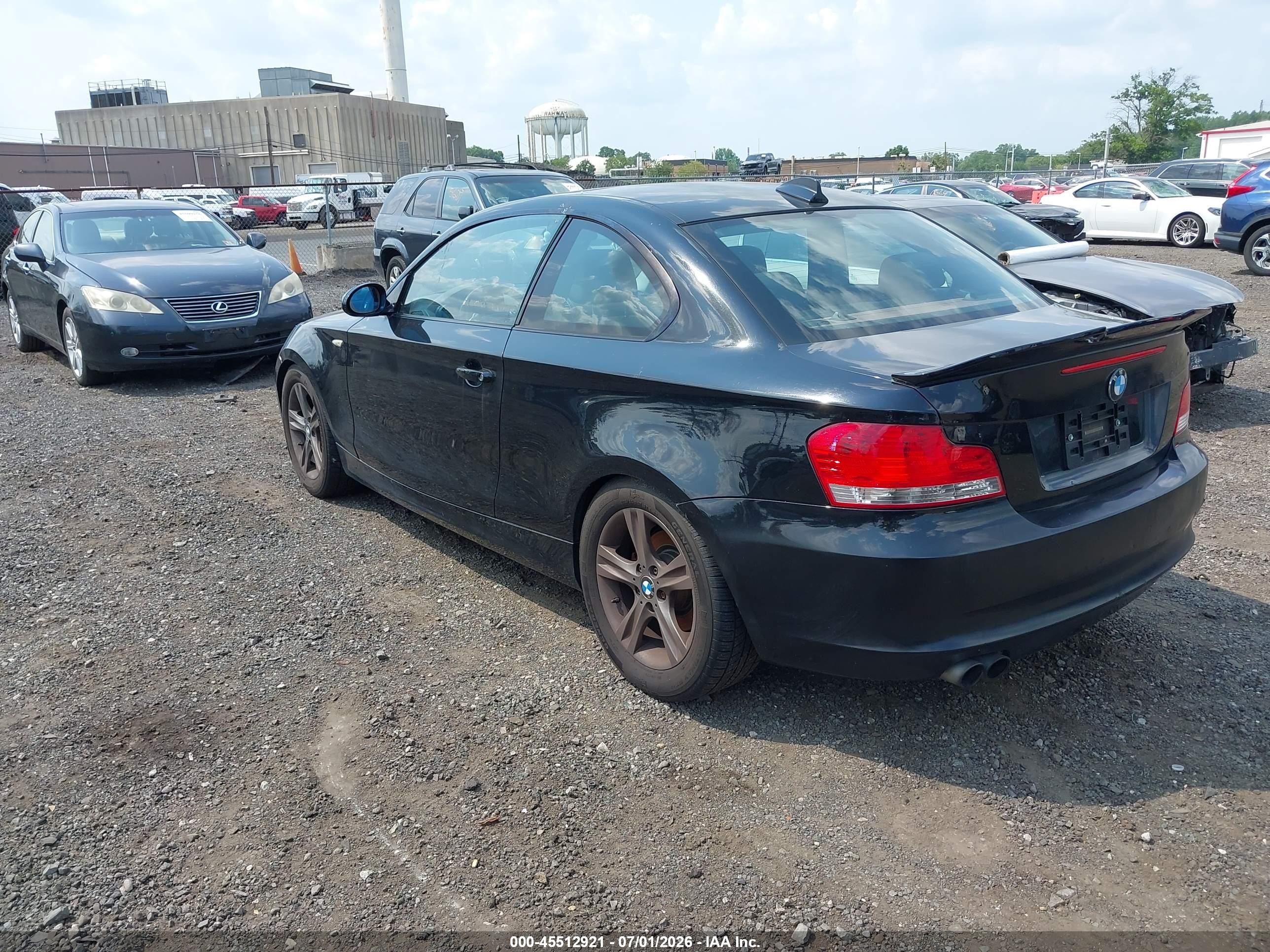 2009 Bmw 128i   Black vin: WBAUP93549VF48821