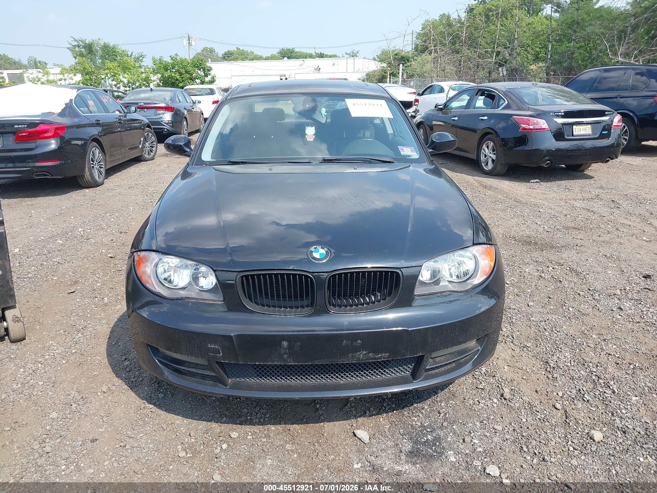 2009 Bmw 128i   Black vin: WBAUP93549VF48821
