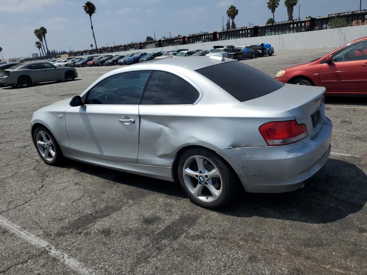 2009 Bmw 128 I   Silver vin: WBAUP93559VF48214