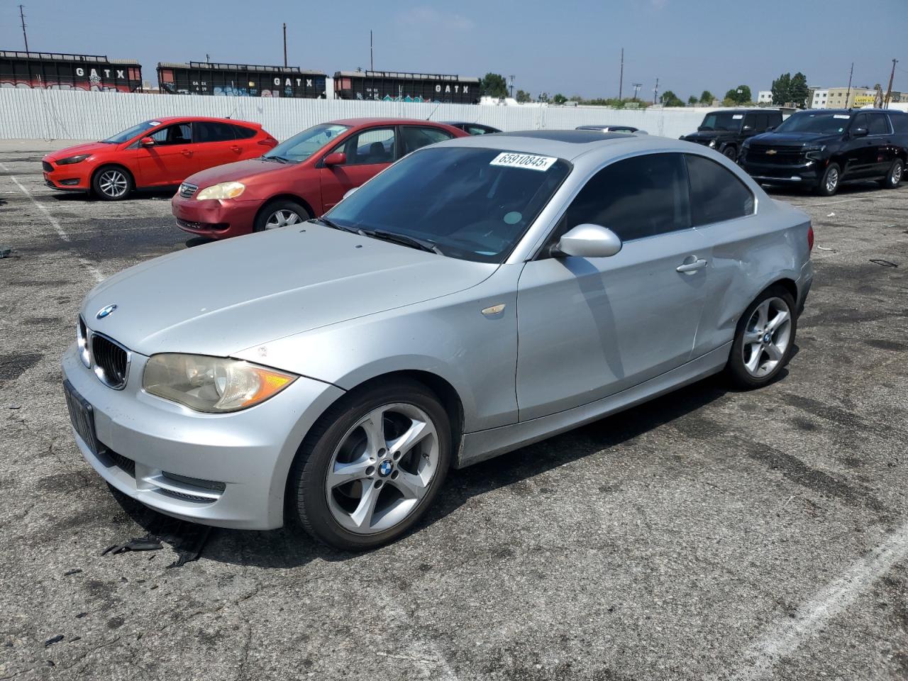 2009 Bmw 128 I   Silver vin: WBAUP93559VF48214