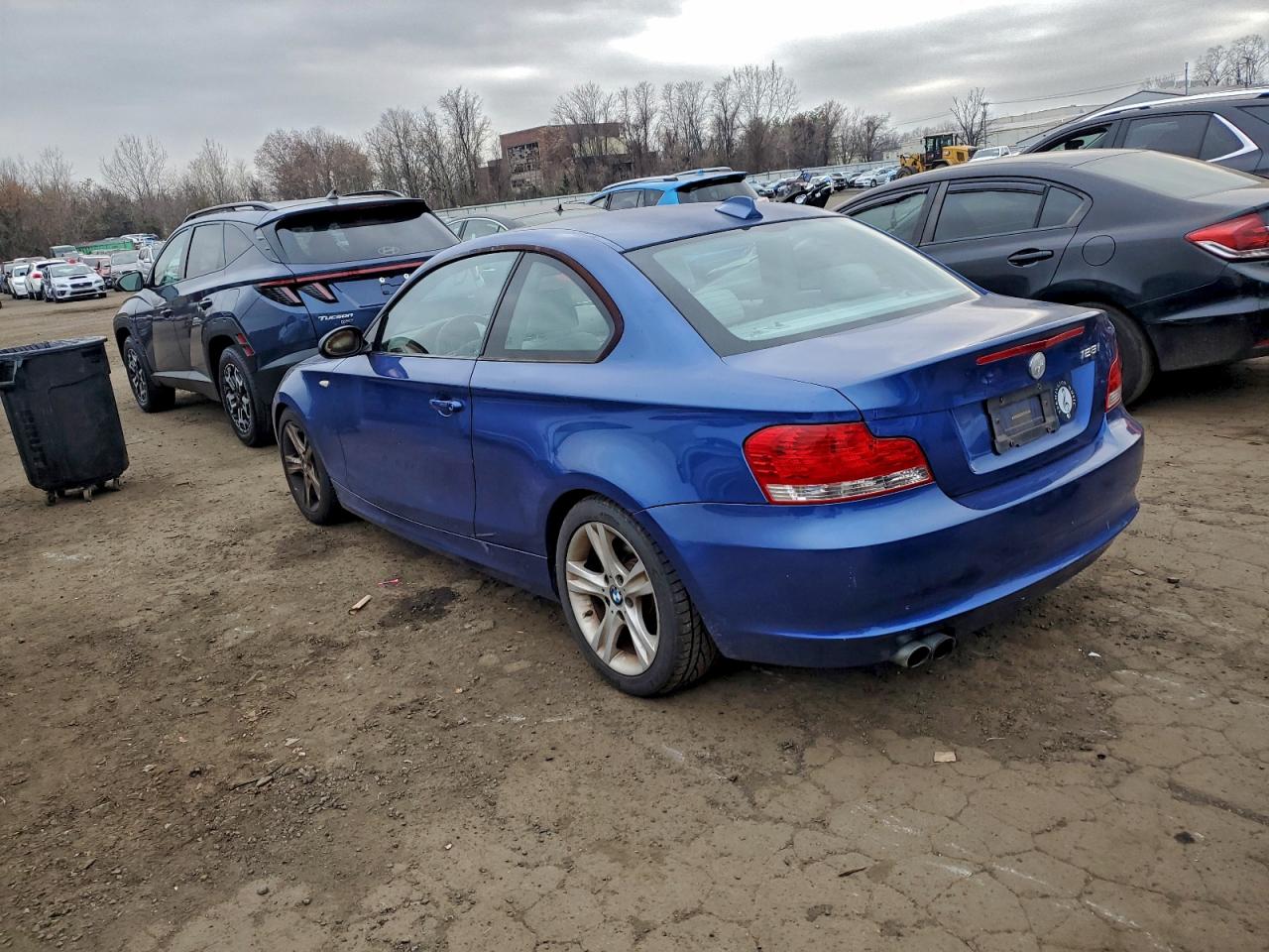 2008 Bmw 128 I Blue vin: WBAUP93578VF45703