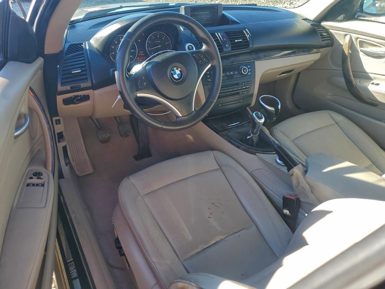 2008 Bmw 128 I Бежевый vin: WBAUP93588VF45791
