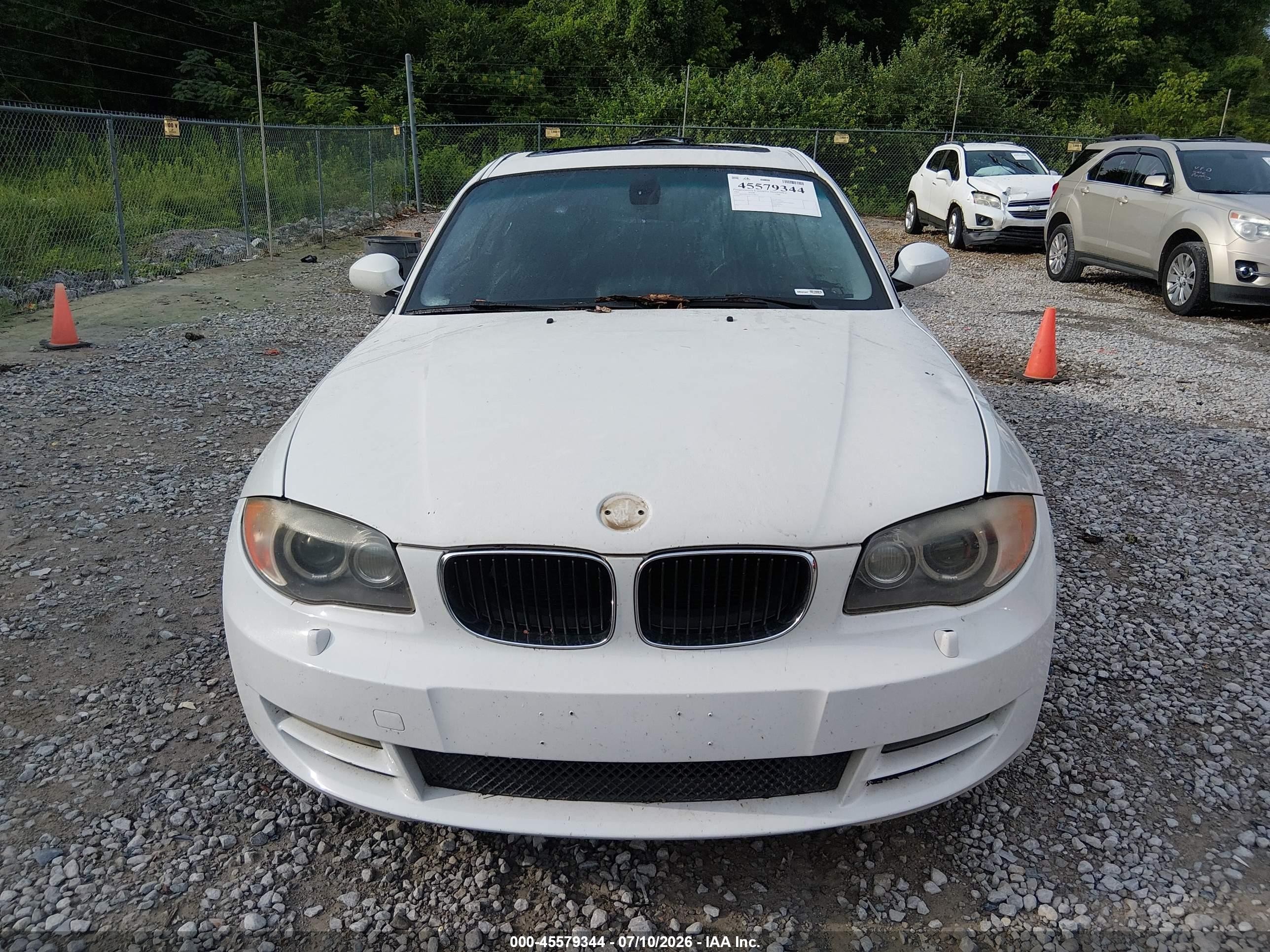 2009 Bmw 128i   Белый vin: WBAUP93589VF48319