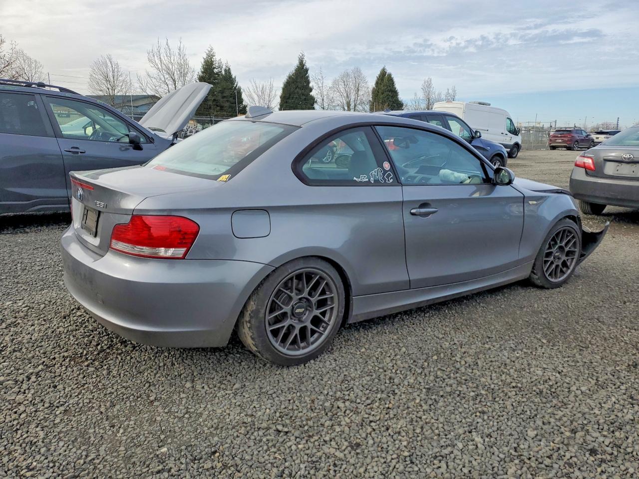 2009 Bmw 128 I Silver vin: WBAUP93599VF45865