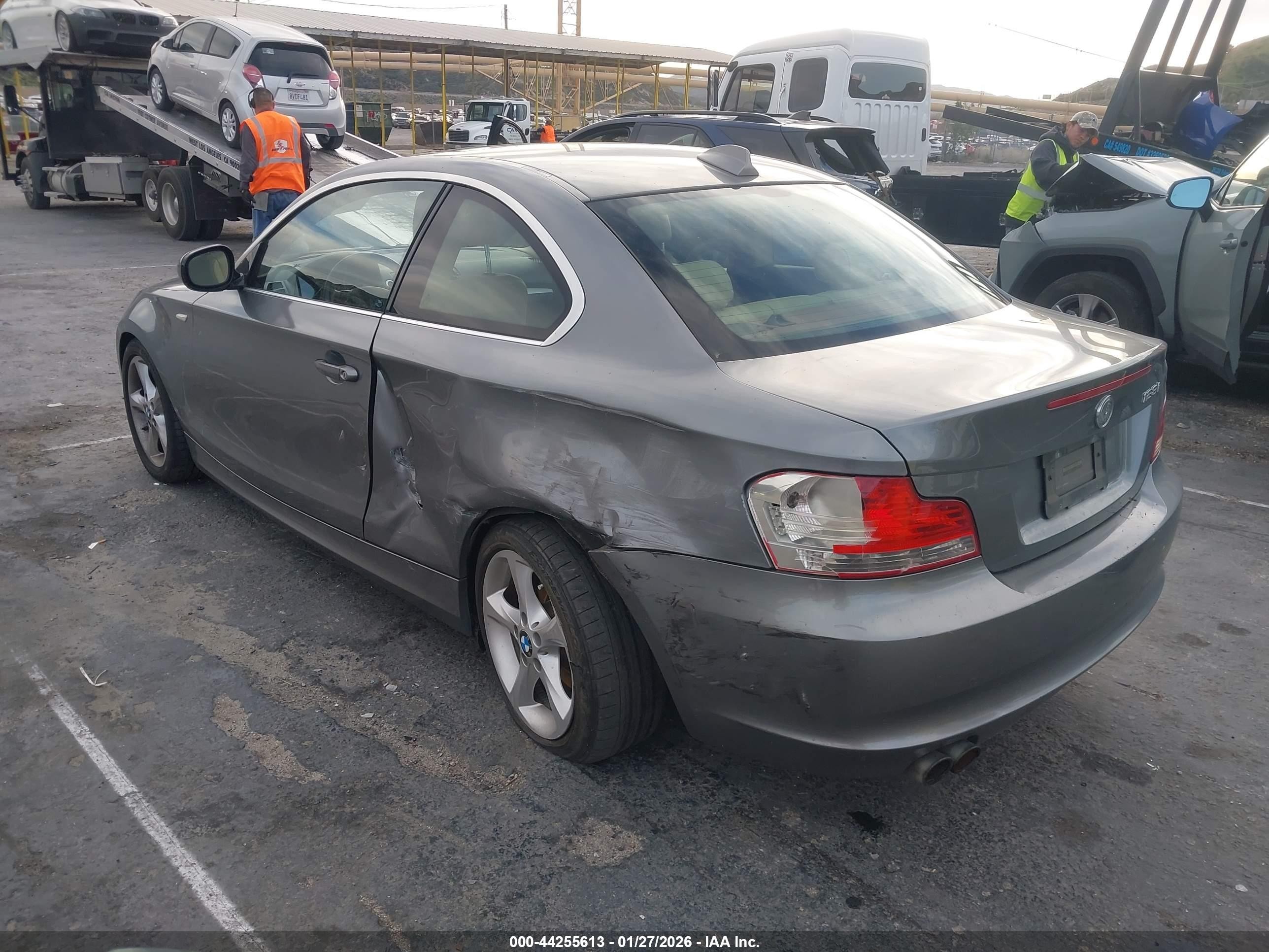 2010 Bmw 128i   Gray vin: WBAUP9C50AVF49579