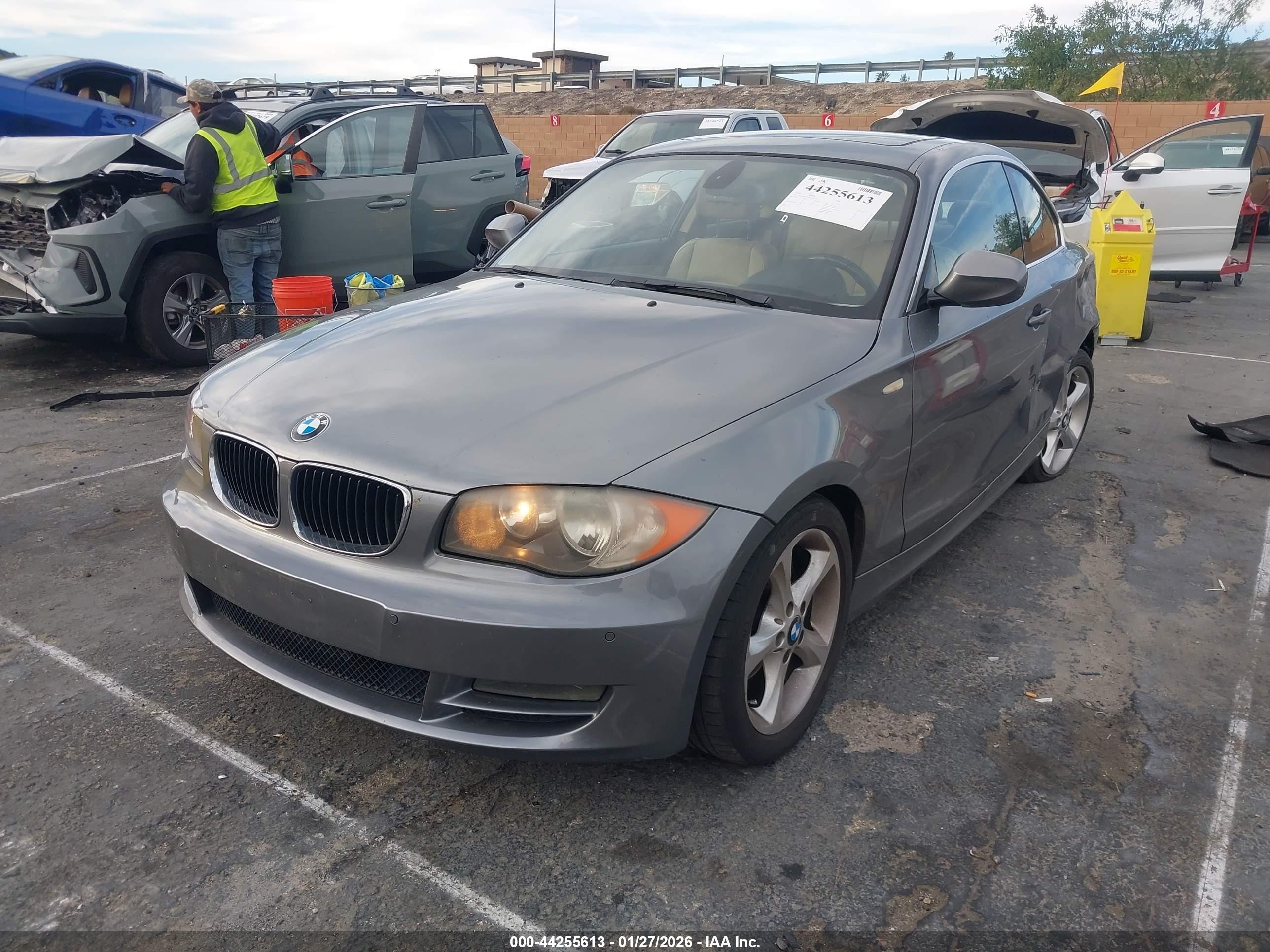 2010 Bmw 128i   Gray vin: WBAUP9C50AVF49579
